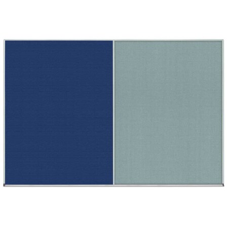 United Visual Products Enclosed Corkboard, 1 Door, 18"x24", 4" Fra, UV3407-BLACK-CLOUD UV3407-BLACK-CLOUD